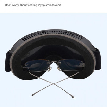 TPU διπλής στρώσης γυαλιά σκι με ρυθμιζόμενη ζώνη καθρέφτη φιλτράρισμα Ισχυρά ανοιχτόχρωμα γυαλιά καθρέφτη Κυλινδρική μάσκα κατά της ομίχλης
