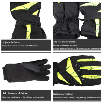 Зимни ръкавици за топло Колоездене Колоездене Шофиране Бягане Туризъм Катерене Ски Спорт на открито Мъже Жени Светлоотразителен дизайн