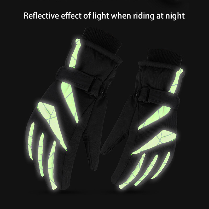 Žieminės pirštinės šiltai Važiavimas dviračiu Važiavimas dviračiu Važiavimas Bėgimas Žygiai Laipiojimas Slidinėjimas Lauke Sportas Vyrams Moterims Šviesą atspindintis dizainas