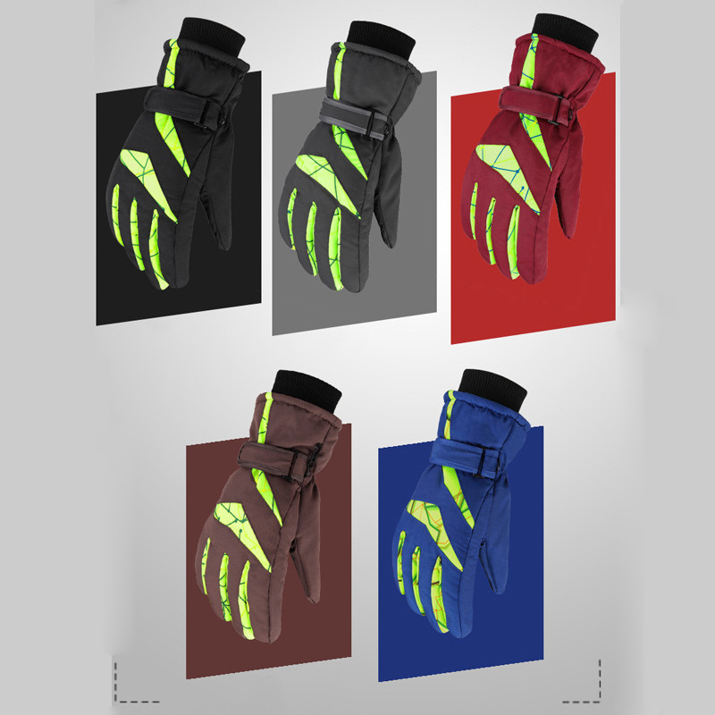 Žieminės pirštinės šiltai Važiavimas dviračiu Važiavimas dviračiu Važiavimas Bėgimas Žygiai Laipiojimas Slidinėjimas Lauke Sportas Vyrams Moterims Šviesą atspindintis dizainas