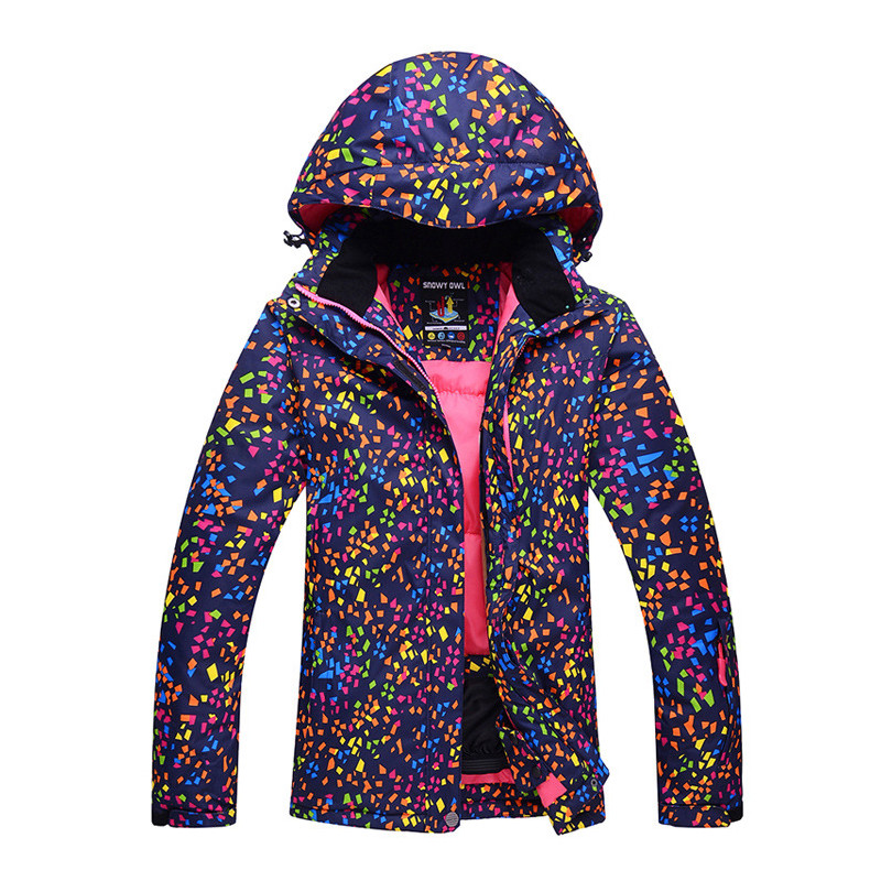 Дамско ски яке Топла зимна водоустойчива ветровка Палто с качулка Якета за сноуборд SK039