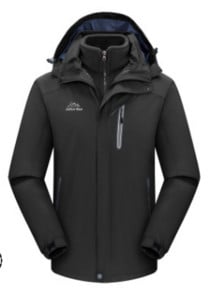 Talvejope välistingimustes kasutamiseks mõeldud meeste spandexist välistingimustes eemaldatav mägironimisjope Kolm-ühes kaheosaline fliisist suusajope