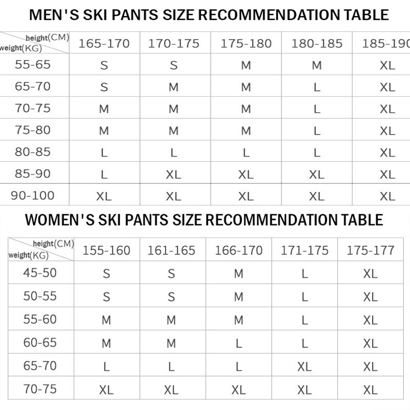 Naujos slidinėjimo kelnės Moteriškos Vyriškos Žiemos Vyriškos Kombinezonai Lauko Sportas Neperšlampamas Neperšlampamas Slidinėjimas Snieglentės Moteriškos sniego kelnės