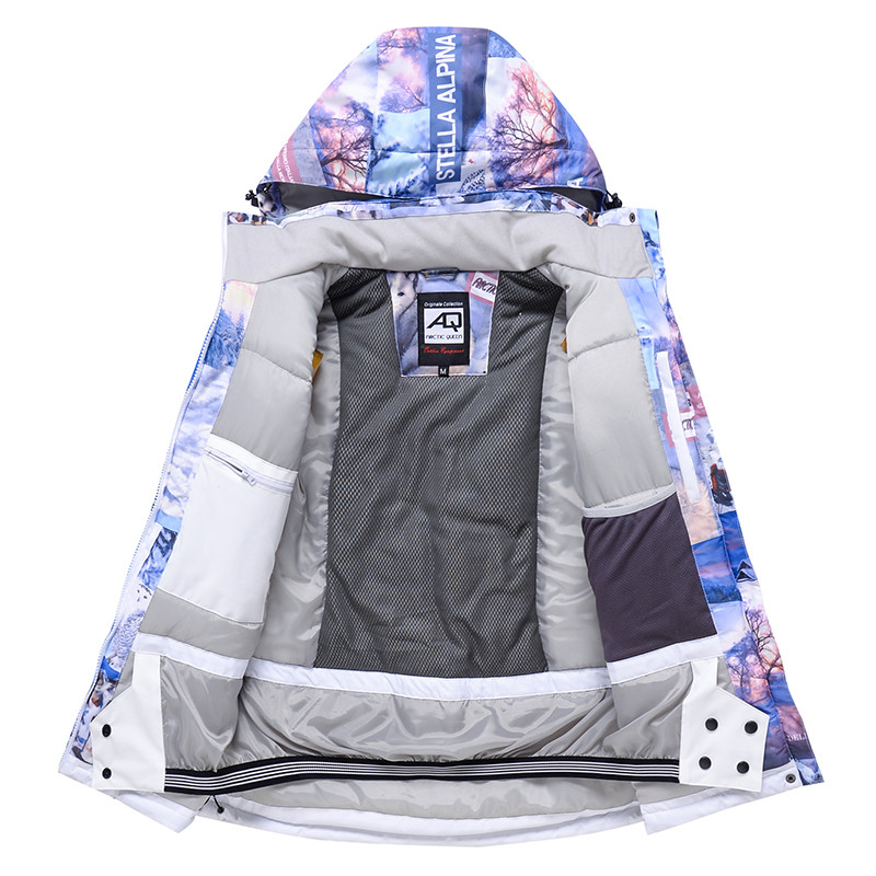 -30 Žiemos slidinėjimo kostiumas vyrams Šiltas nuo vėjo lauko slidinėjimo sportinis snieglenčių kostiumas Šalčiui atsparus vandeniui atsparus madingų spalvų rinkinys