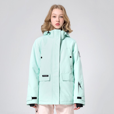 Nauja įrankių slidinėjimo striukė Moterų žiemos lauko laipiojimas snieglente Stovyklavimas storėjantis šiltas, atsparus vėjui ir vandeniui atsparus snieglenčių paltai