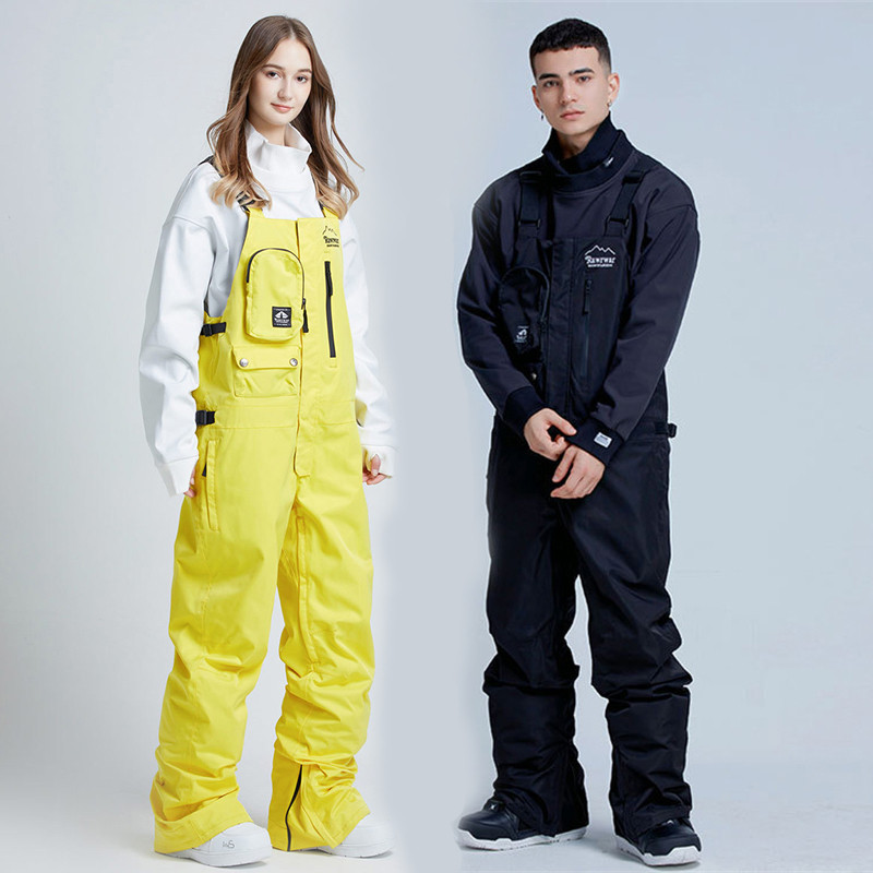 2022 m. sniego kombinezonas Vyriški slidinėjimo kelnės Moteriškos kalnų slidinėjimo kelnės lauko sportui atsparūs vandeniui vyriški kombinezonai, snieglenčių drabužiai