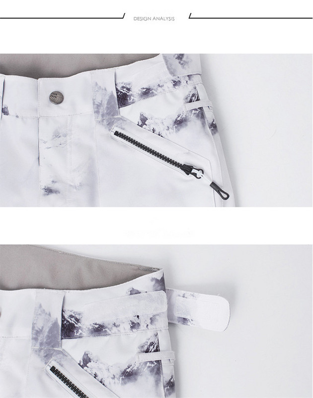 GSOU SNOW prekės ženklas Moteriškos slidinėjimo kelnės Neperšlampamos snieglenčių kelnės žieminės lauko slidinėjimo snieglenčių sportinės kelnės Moteriški sniego drabužiai