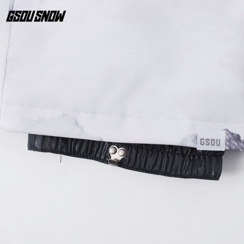 GSOU SNOW prekės ženklas Moteriškos slidinėjimo kelnės Neperšlampamos snieglenčių kelnės žieminės lauko slidinėjimo snieglenčių sportinės kelnės Moteriški sniego drabužiai