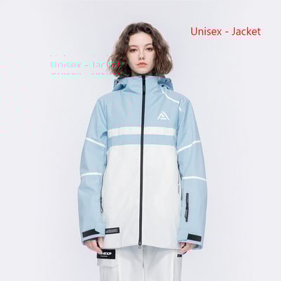 2023 m. Naujas paltas slidinėjimo striukė Moteriška lauko sportinė snieglenčių striukė su šiltu gobtuvu, vėjui atsparus, vandeniui atsparus žiemos drabužis