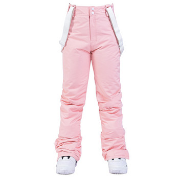 Модни дамски ски панталони за сняг Водоустойчиви ветроустойчиви зимни ски карго панталони Снежни панталони Сноуборд Панталони с презрамки AL010