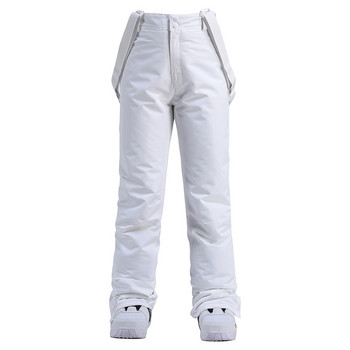 Модни дамски ски панталони за сняг Водоустойчиви ветроустойчиви зимни ски карго панталони Снежни панталони Сноуборд Панталони с презрамки AL010