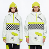 2023 m. žiemos nauja slidinėjimo striukė Moteriška, neperšlampama šilta žiemos slidinėjimo džemperis Vyriški snieglenčių dėvimi sniego paltai, vėjui atsparūs sniego drabužiai