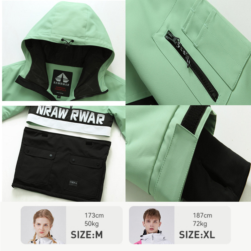 2022 m. Slidinėjimo striukė Moteriška Vyriška Žieminė Apranga Lauko Sportinė Snieglenčių Striukė Neperšlampama Neperšlampama Slidinėjimo striukė Šilta sniego apranga