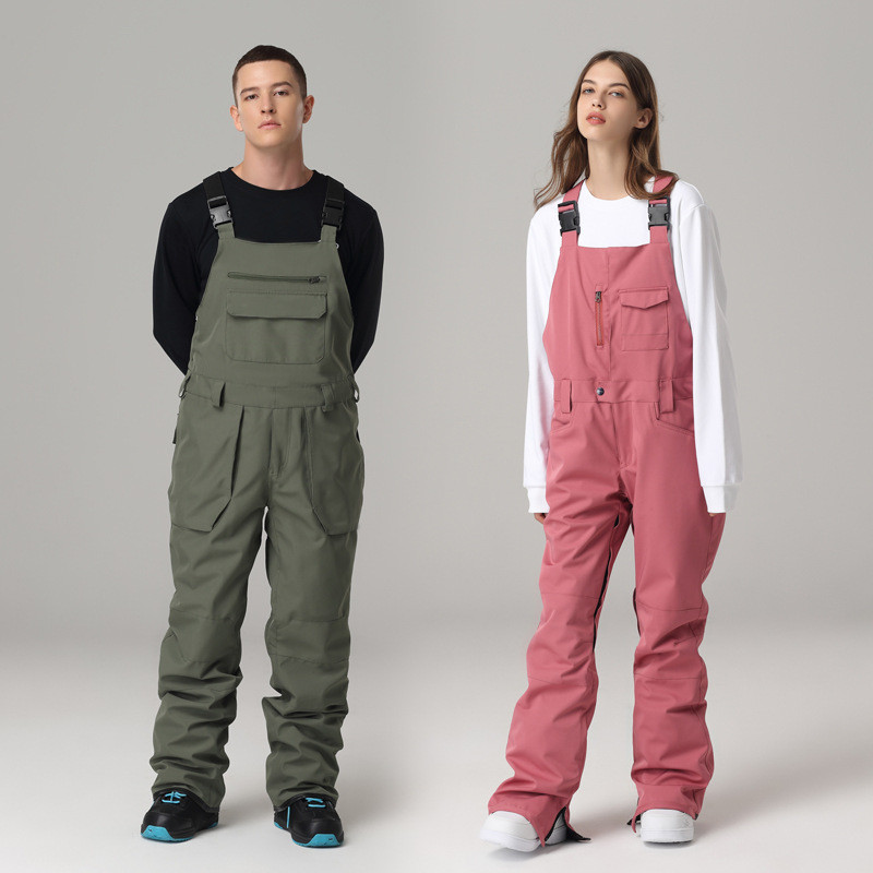 Slidinėjimo kombinezonas Vyrai Moteriškos Slidinėjimo kelnės Kombinezonai Vyriški Žiemos Lauko Sportas Neperšlampami Vėjui Neperšlampami Šilti Slidinėjimo Snieglenčių Kelnės Moteriški