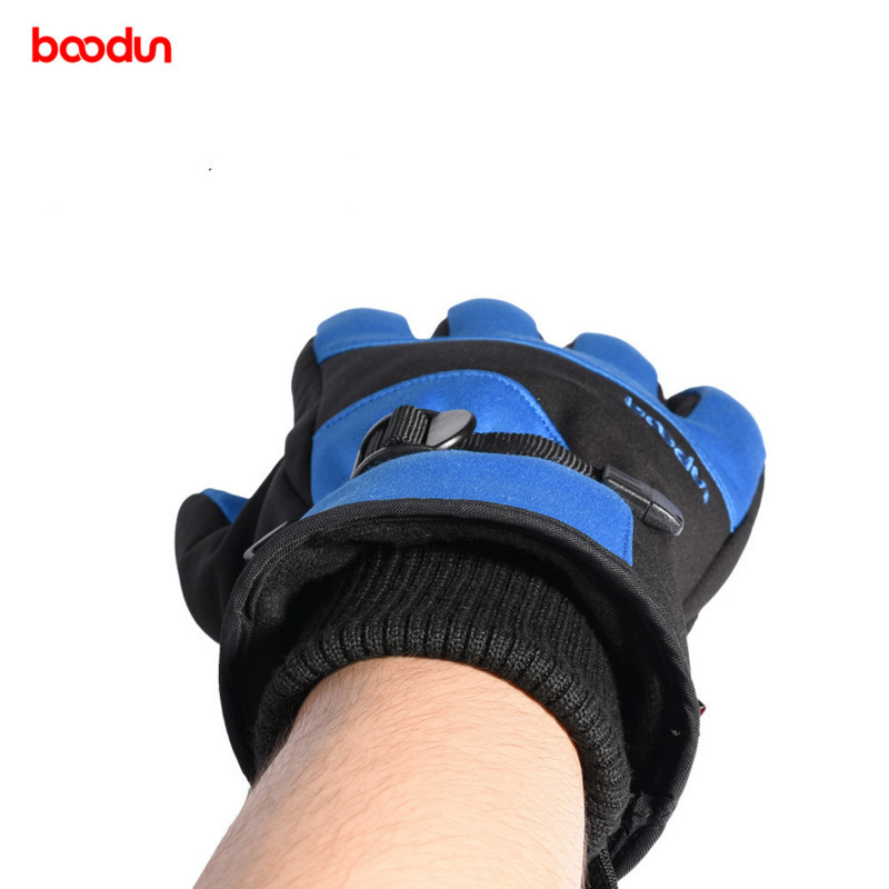 Boodun Vyriškos Moteriškos lietimui jautrios sniego pirštinės žieminės snieglenčių pirštinės, vandeniui atsparios vėjui, šiltos slidinėjimo pirštinės su apyranke