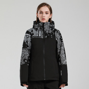 Μόδα Γυναικεία μπουφάν για σκι 2022 Ζεστό παντελόνι χιονιού Χειμερινό μπουφάν σνόουμπορντ 15 K αδιάβροχο παλτό χιονιού Μπουφάν ή παντελόνι