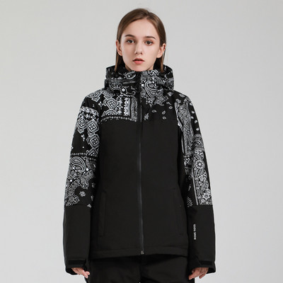 2022 m. mados moterų slidinėjimo striukė lauke, šiltos sniego kelnės, žieminė snieglenčių striukė