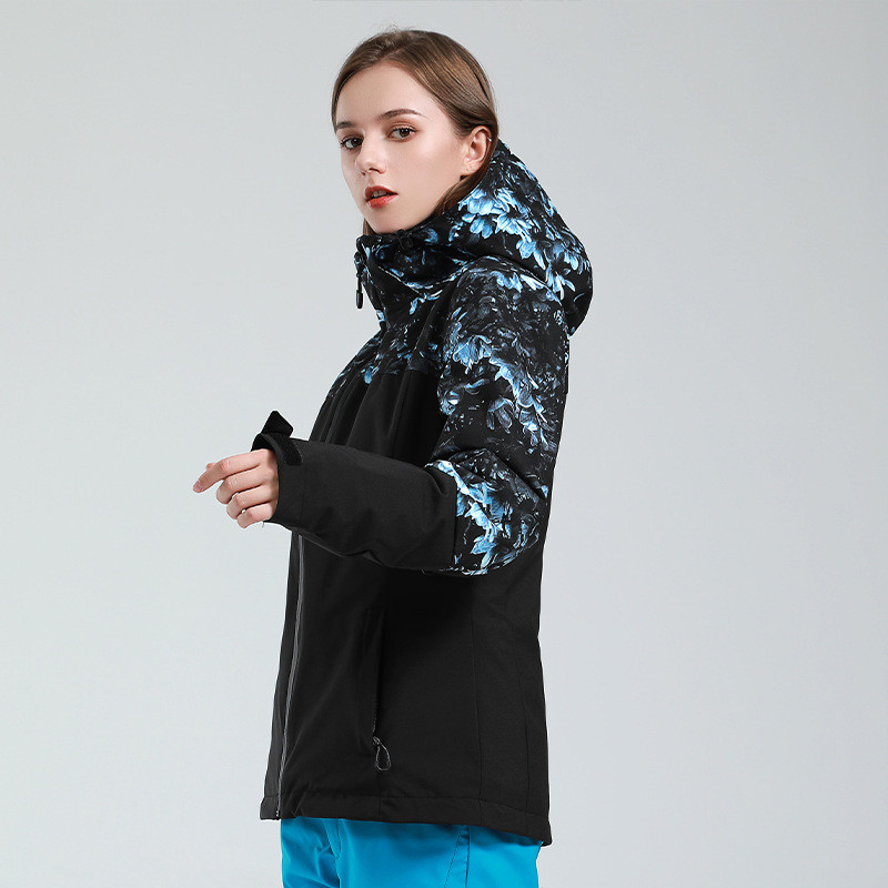 2022 m. mados moterų slidinėjimo striukė lauke, šiltos sniego kelnės, žieminė snieglenčių striukė