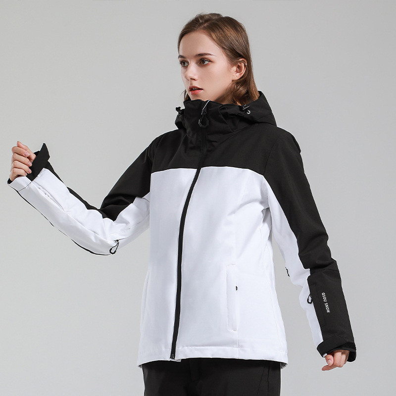 2022 m. mados moterų slidinėjimo striukė lauke, šiltos sniego kelnės, žieminė snieglenčių striukė