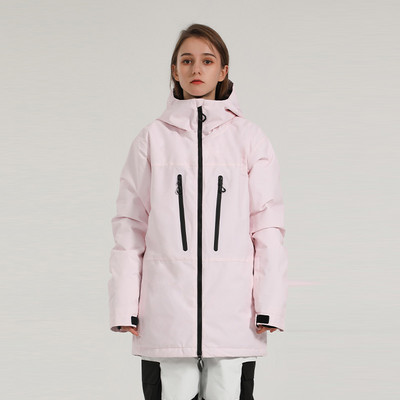 2022 m. Nauja žieminė slidinėjimo striukė, negabaritinė vyriška, moteriška, šilta, atspari vėjui, vandeniui atspari slidinėjimo snieglenčių striukė, kvėpuojanti sniego paltai, Unisex