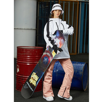 2020 Нови панталони за сноуборд за мъже и жени Модни розови облекла за двойка Водоустойчива изолация Устойчиви на износване зимни ски панталони на открито