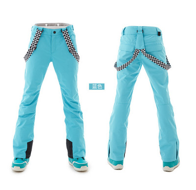 Moteriškos žiemos slidinėjimo kelnės lauke, kvėpuojančios ir šiltos pastorintos snieglenčių kelnės