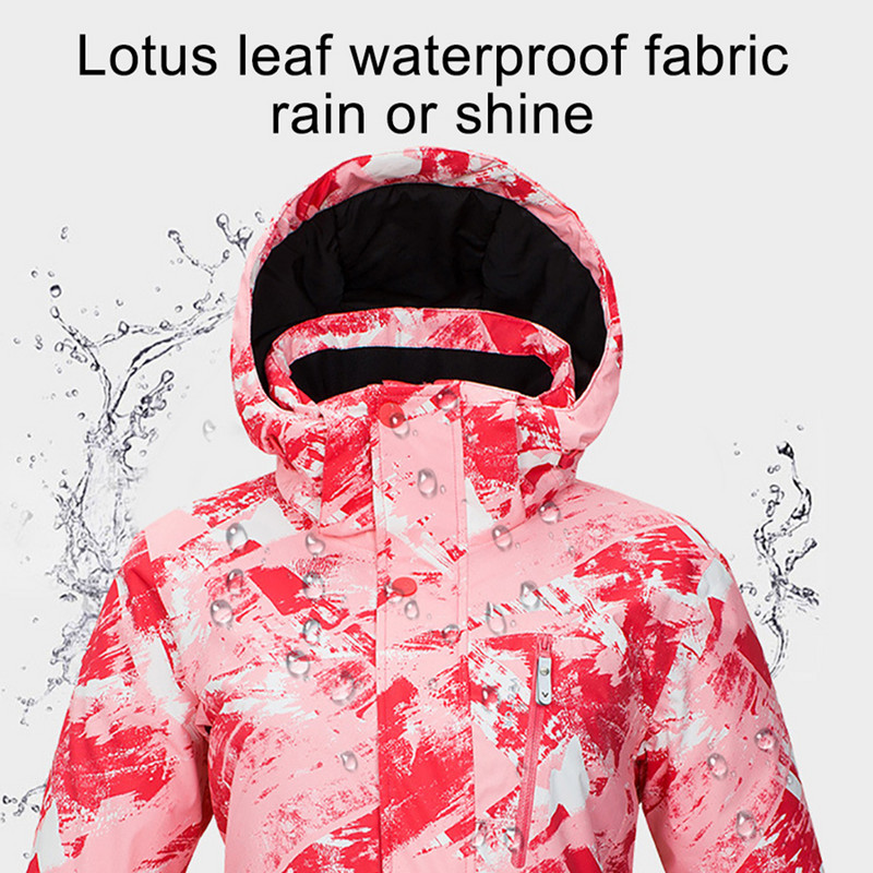 VECTOR Slidinėjimo Striukės Moteriškos Vyriškos Snieglentės Paltas Žiemos Žygio Stovyklavietės Įranga Neperšlampamas Atšilimas Spausdinimas Drabužiai Slidinėjimo Kostiumas