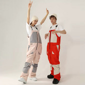 Naujos vientisos slidinėjimo kelnės moteriškos slidinėjimo kombinezonas nuo vėjo vyriškas lauko sportinis snieglenčių kostiumas, neperšlampamas sniego kostiumas.