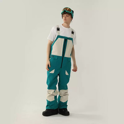 Naujos vientisos slidinėjimo kelnės moteriškos slidinėjimo kombinezonas nuo vėjo vyriškas lauko sportinis snieglenčių kostiumas, neperšlampamas sniego kostiumas.