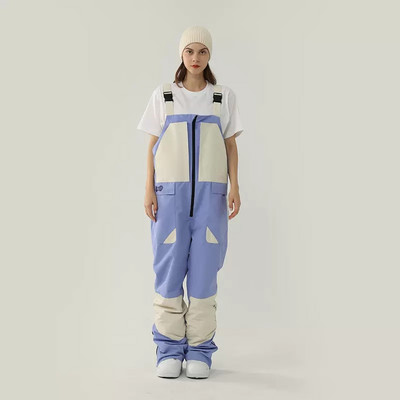 Naujos vientisos slidinėjimo kelnės moteriškos slidinėjimo kombinezonas nuo vėjo vyriškas lauko sportinis snieglenčių kostiumas, neperšlampamas sniego kostiumas.