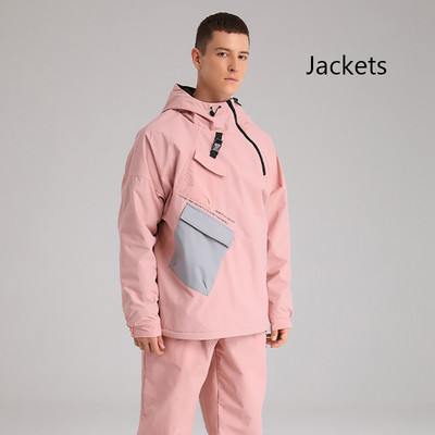 Žiemos nauji viršutiniai 2022 m. Slidinėjimo striukės Drabužiai Moteriški Vyriški lauko paltai Snieglenčių striukės Neperpučiamos nuo vėjo ir vandeniui atsparios slidinėjimo kostiumai Susiuvimas