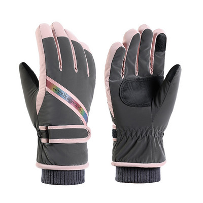 LNGXO 2022 Moteriškos Slidinėjimo Pirštinės Neperšlampamos Žiemos Šiltos Pirštinės Motociklas Važiavimas Sniegu Neperpučiamos Pirštinės Žieminės Slidinėjimo Pirštinės Moteris