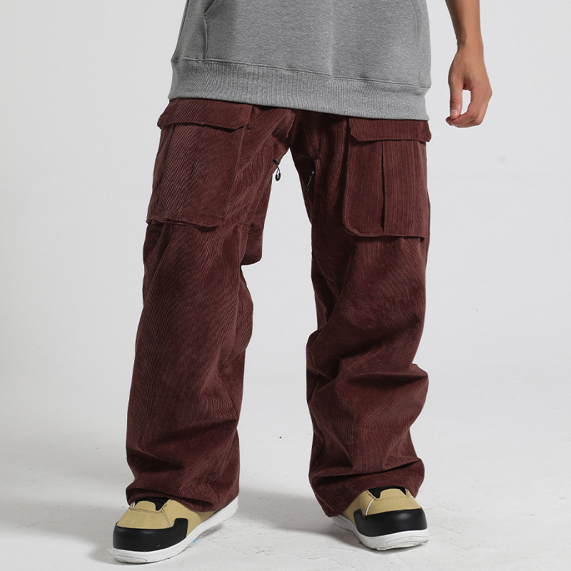 Pantaloni de schi Bărbați Pantaloni de iarnă Femei Costum de schi largi, cald, Schi, în aer liber, Rezidenți la vânt, Pantaloni de snowboard pentru bărbați, Salopetă pentru bărbați, Îmbrăcăminte pentru zăpadă