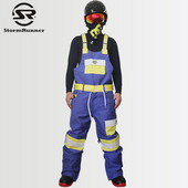 2022 m. Nauji snieglenčių diržai slidinėjimo kelnės vandeniui atsparūs dvigubi snieglenčių kombinezonai vyriški, atsparūs vandeniui, šilti