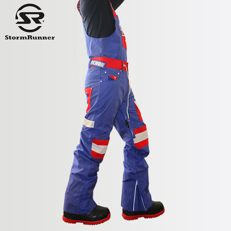 2022 m. Nauji snieglenčių diržai slidinėjimo kelnės vandeniui atsparūs dvigubi snieglenčių kombinezonai vyriški, atsparūs vandeniui, šilti