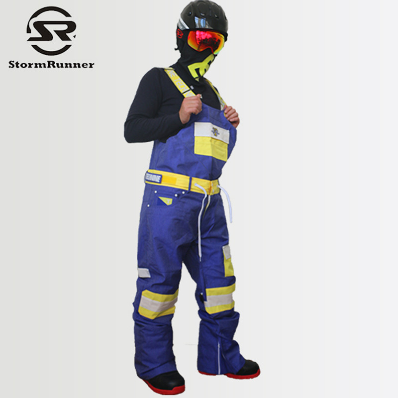 2022 m. Nauji snieglenčių diržai slidinėjimo kelnės vandeniui atsparūs dvigubi snieglenčių kombinezonai vyriški, atsparūs vandeniui, šilti