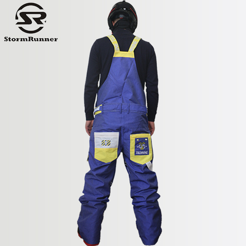 2022 m. Nauji snieglenčių diržai slidinėjimo kelnės vandeniui atsparūs dvigubi snieglenčių kombinezonai vyriški, atsparūs vandeniui, šilti