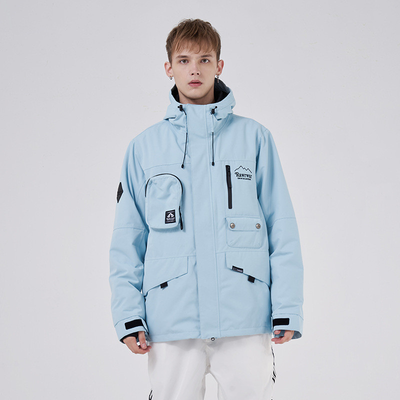 2022 m. nauja viršutinė slidinėjimo striukė Moteriška Vyriška su šiltu gobtuvu lauko sportinė snieglenčių striukė Vėjui atspari vandeniui slidinėjimo kostiumo paltai Žieminiai drabužiai