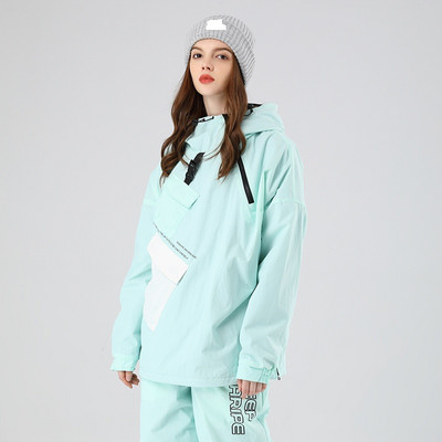 -30 Žiemos šiltas vyriškas slidinėjimo kostiumas, atsparus vėjui, vandeniui atsparus, kvėpuojantis, dėvėjimuisi atsparus striukė ir slidinėjimo kelnės, moteriškas lauko snieglenčių paltas