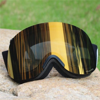 1:1 POC Brand καπάκι γυαλιά σκι διπλών στρωμάτων κατά της ομίχλης Μεγάλη μάσκα σκι γυαλιά για σκι άνδρες γυναίκες γυαλιά snowboard Clarity Retina
