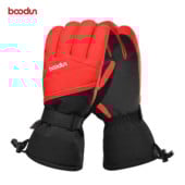 Boodun Winter Moteriškos Slidinėjimo Pirštinės Jutiklinis Ekranas Šiltas Fleece Neperšlampamos Slidinėjimo Snieglentės Pirštinės Skeldytos pirštinės Motociklo Pirštinės