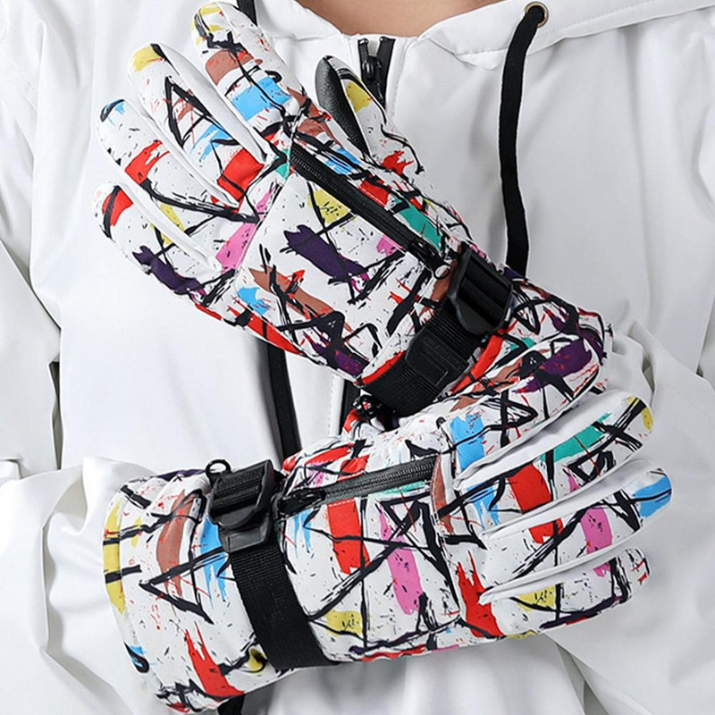 Muškarci, žene, zimske skijaške rukavice, vodootporne rukavice za snowboard s ekranom osjetljivim na dodir, za muškarce, žene, tople zimske rukavice za hladno vrijeme