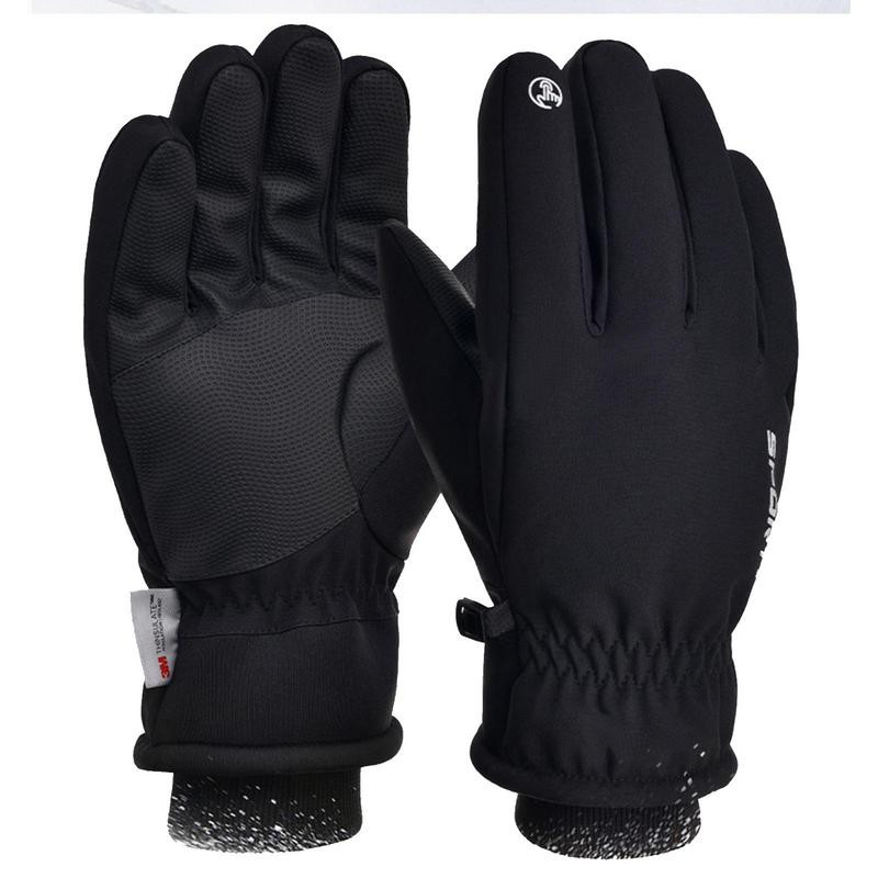 Neperšlampamos žieminės pirštinės Jutiklinis ekranas Neperšlampamos vėjui atsparios pirštinės Lauko Sportas Šiltas Važiavimas Dviračiu Slidinėjimo Pirštinės Pilnas pirštas