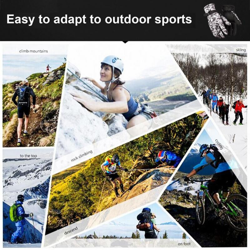 Mănuși noi de iarnă pentru bărbați, femei, ecran tactil, căldură, în aer liber, ciclism, condus, motocicletă, rece, mănuși pentru femei, rezistente la vânt, anti-alunecare