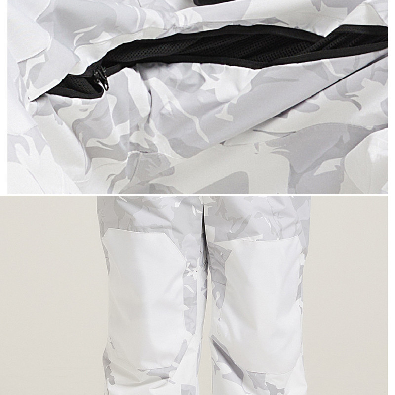 Zimske nove skijaške hlače Muškarci Žene Skijaški kombinezoni Kombinezoni Sportovi na otvorenom Snowboarding Široka otporna na vjetar Vodootporna topla odijela za snijeg