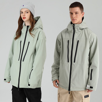 Нови якета за сноуборд Мъжки зимни ски якета Външни топли ветроустойчиви водоустойчиви ски костюми Луксозни якета за сняг Дамски