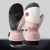 Muškarci Žene Skijaške rukavice Unutarnje 5 prstiju Zimske biciklističke trčanje Snowboard Vožnja Sportske rukavice Vjetrootporne debele rukavice za snijeg