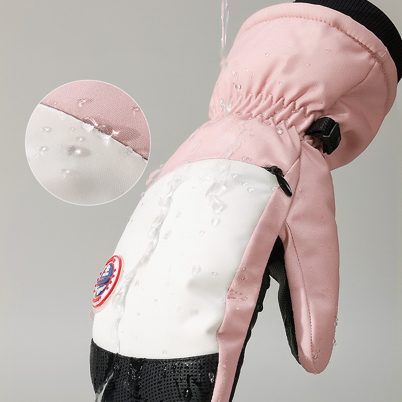 Muškarci Žene Skijaške rukavice Unutarnje 5 prstiju Zimske biciklističke trčanje Snowboard Vožnja Sportske rukavice Vjetrootporne debele rukavice za snijeg