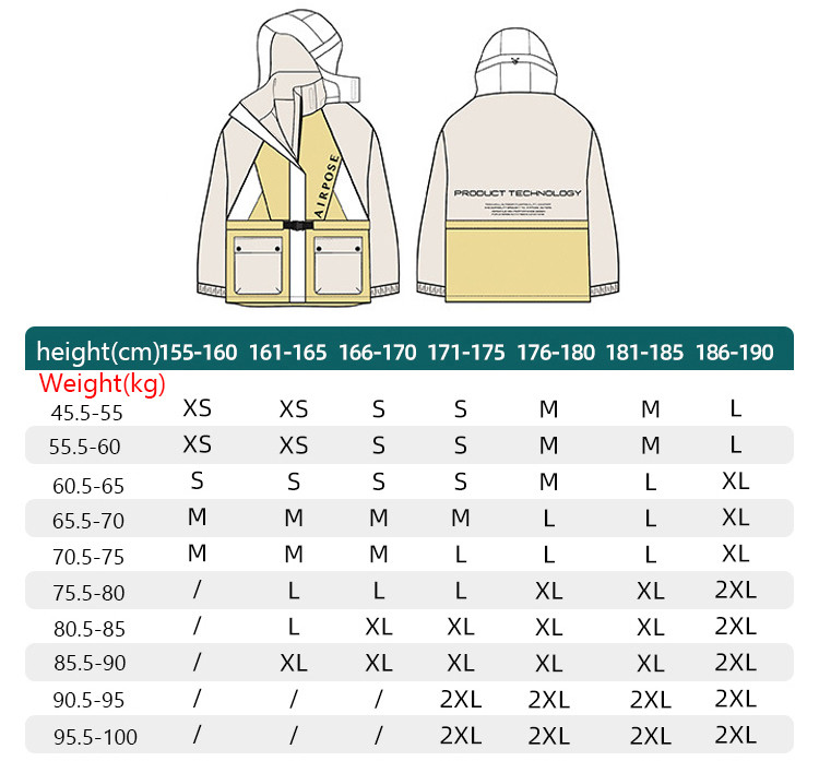 Nauja Top slidinėjimo striukė Moteriška Vyriška Lauko Sportinė Snieglenčių Striukė Slidinėjimo kostiumas Pastorintas Šiltas Žiemos Apranga Laisvas Neperšlampamas Neperšlampamas