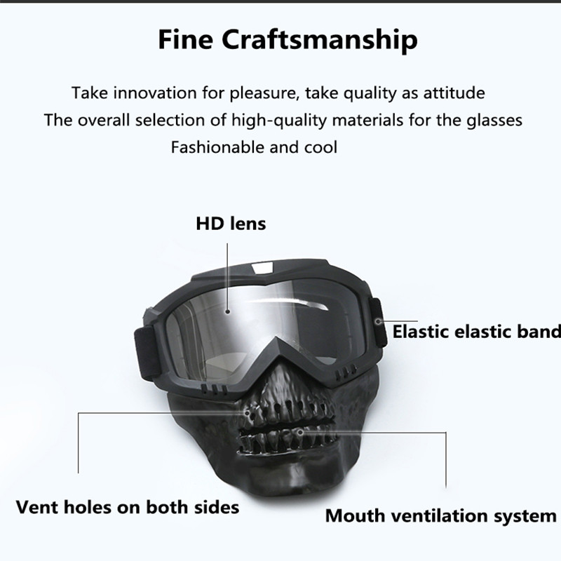 Biciklizam, motocros, motociklističke naočale, taktičke vjetrootporne naočale, skijaški bicikl za muškarce, maske za kacigu s otvorenim licem, odvojiva UV zaštita